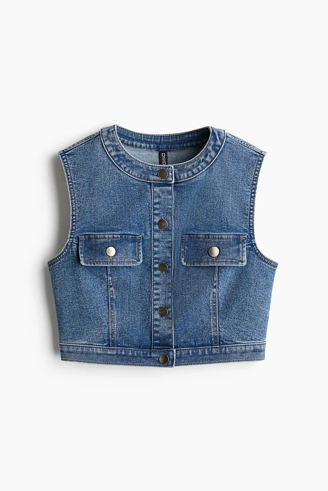 Denim Crop Top