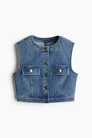 Denim Crop Top