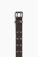 Grommet Leather Belt