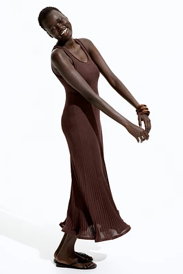Silk-Blend Maxi Dress