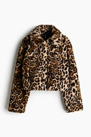 Cropped Fluffy Jacket