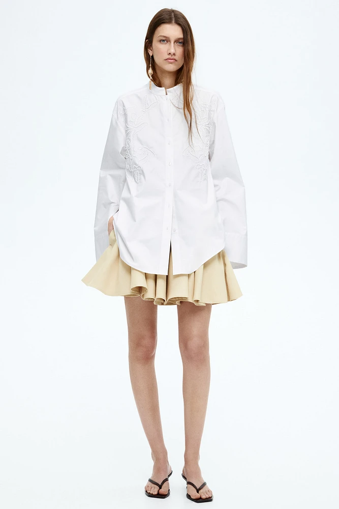 Embroidered Cotton Shirt