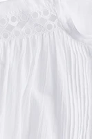 MAMA Blouse Before & After avec dentelle