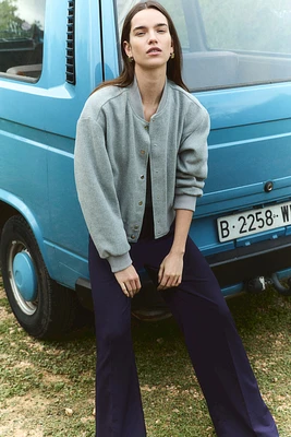 Wide-leg Dress Pants