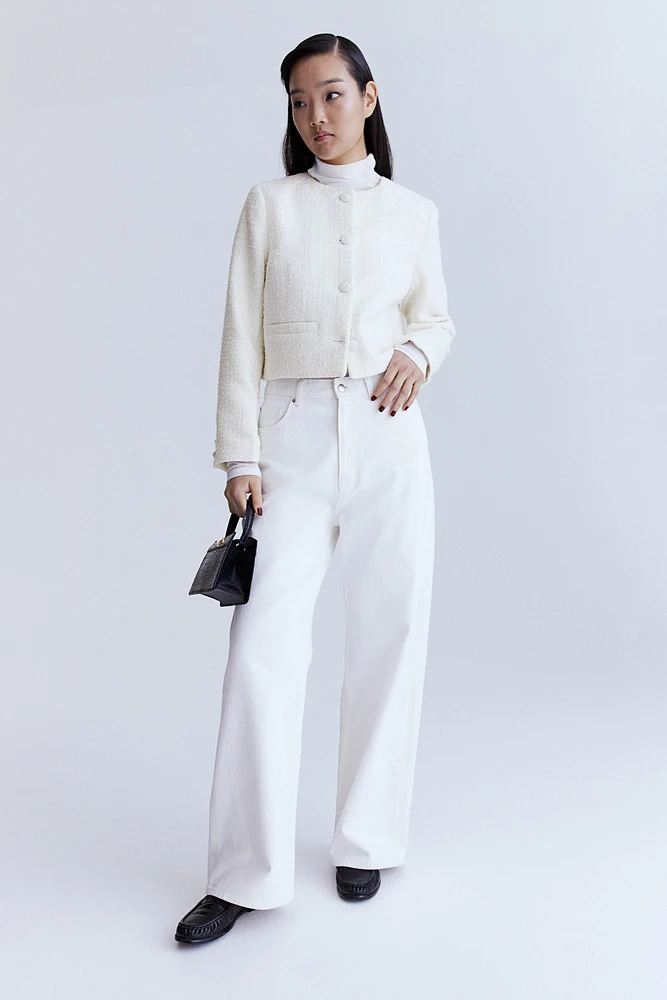 Bouclé-Weave Jacket