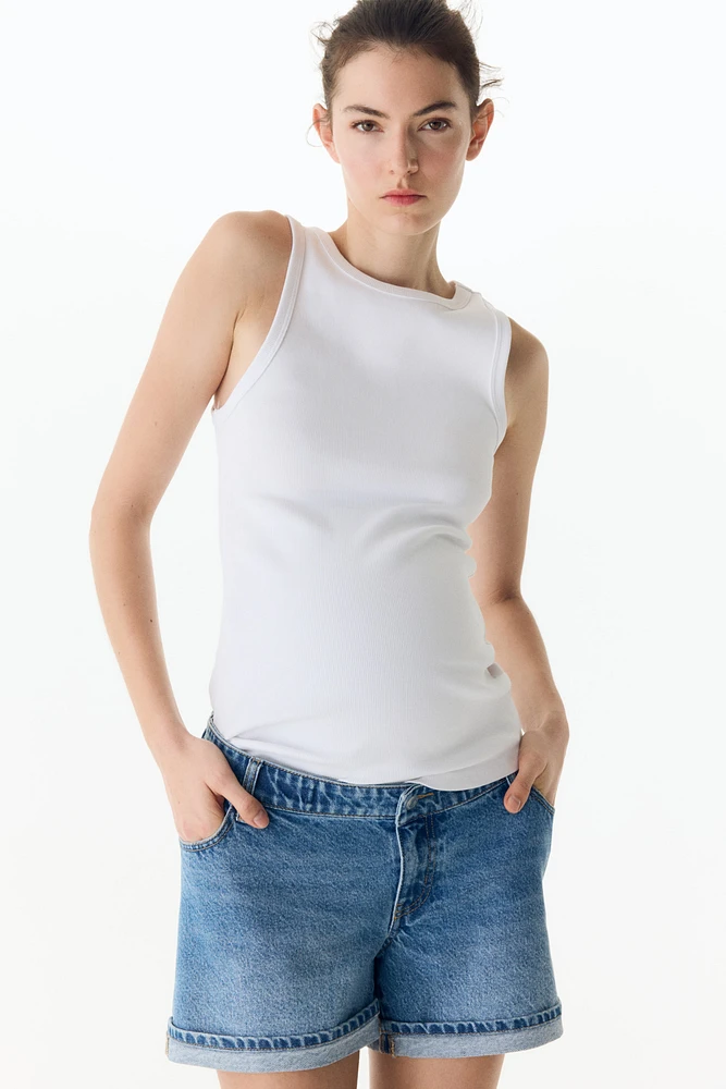 MAMA Denim Shorts