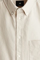 Regular-Fit Short-Sleeved Oxford Shirt