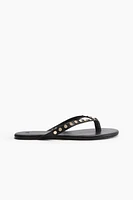 Studded Flip-Flops