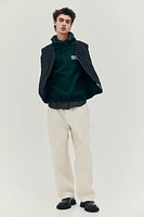 Loose Fit Printed Hoodie