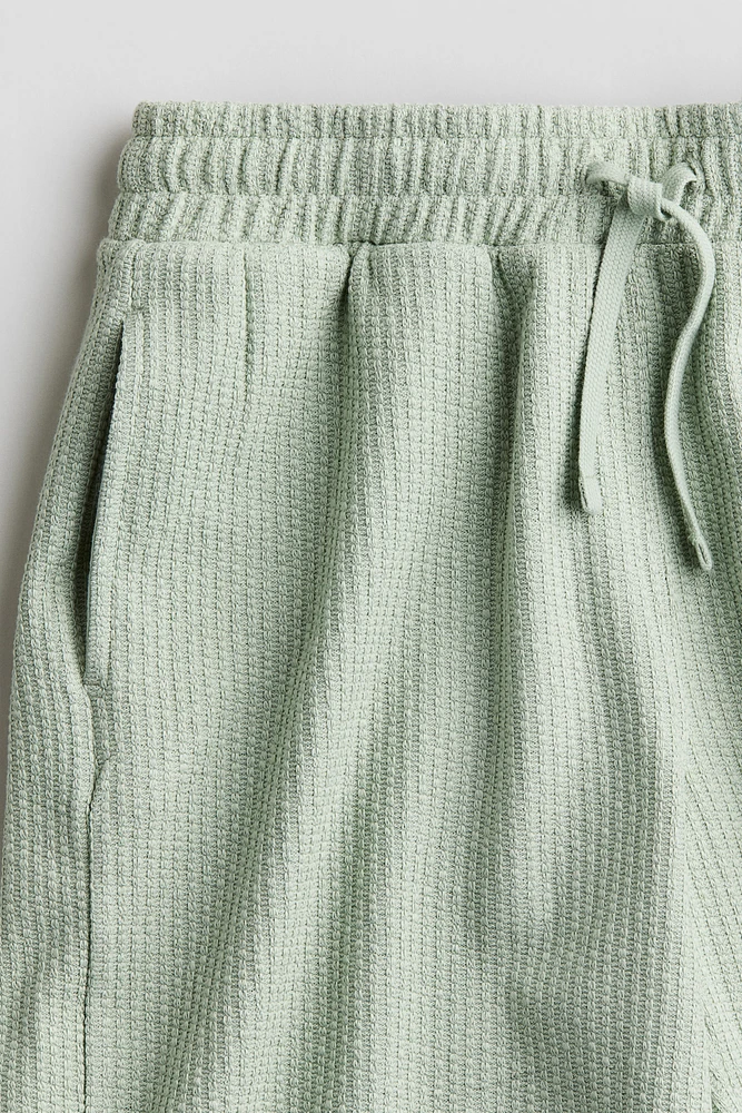Textured-Knit Shorts