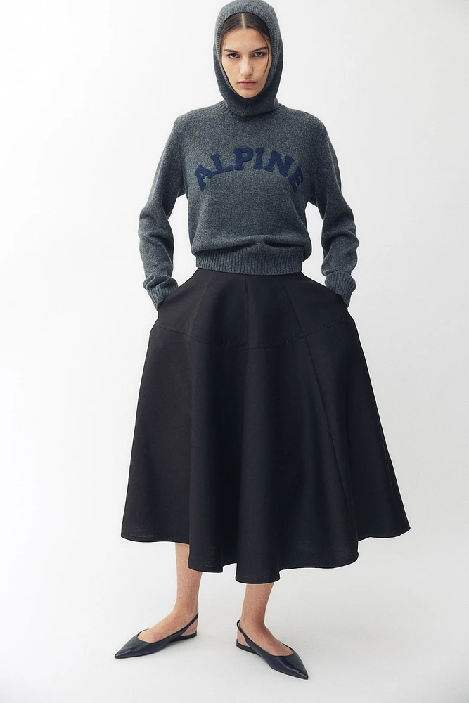 Text-Motif Sweater