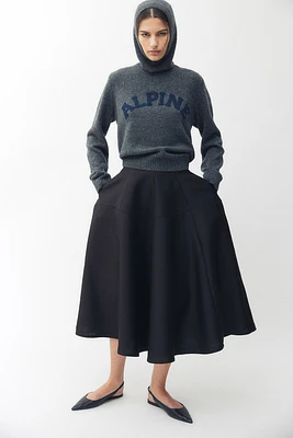 Text-Motif Sweater