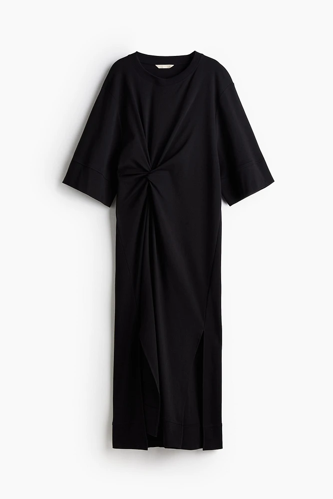 Twist-detail T-shirt Dress