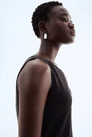 Textured-Knit Tank Top