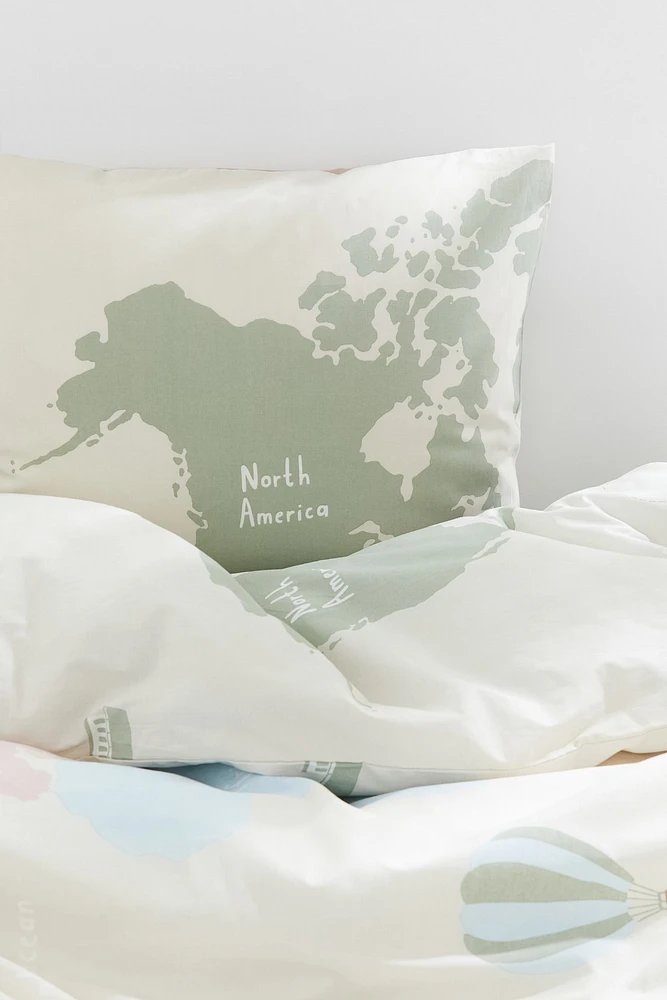 Patterned Twin Duvet Cover Set