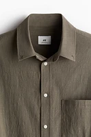 Regular Fit Textured Shirt