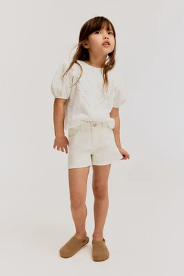 Short en denim