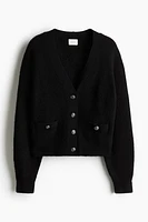 Rib-Knit Cardigan