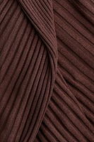 Robe maxi en soie mélangée