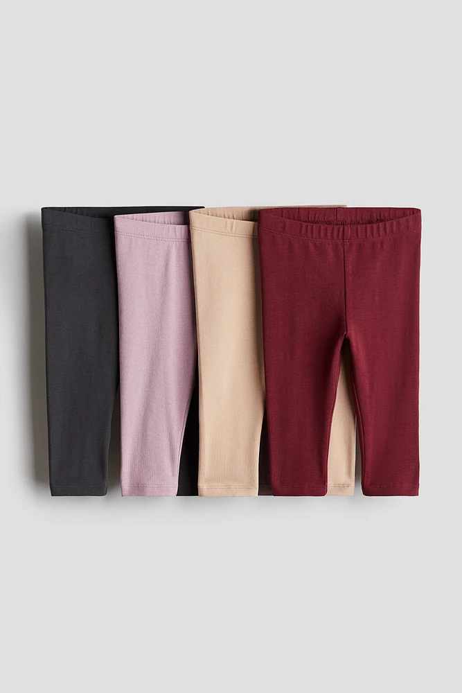 4-pack Cotton Jersey Leggings