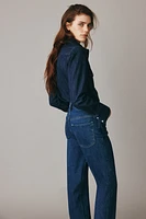 Slim Straight High Ankle Jeans
