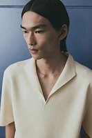 Regular-Fit V-Neck Polo Shirt