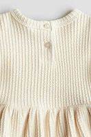 Textured Jersey Dress