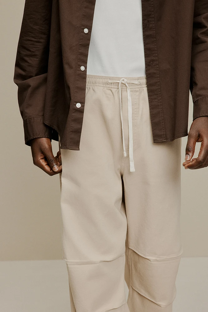 Loose Fit Twill Pants
