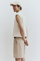 Short chino à coupe classique