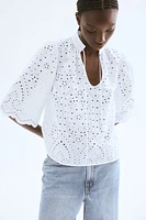 Broderie anglaise blouse