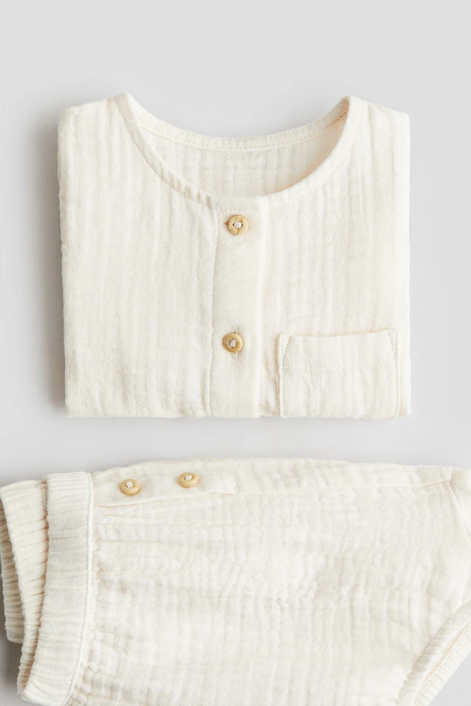 2-Piece Cotton Muslin Set
