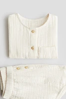 2-Piece Cotton Muslin Set