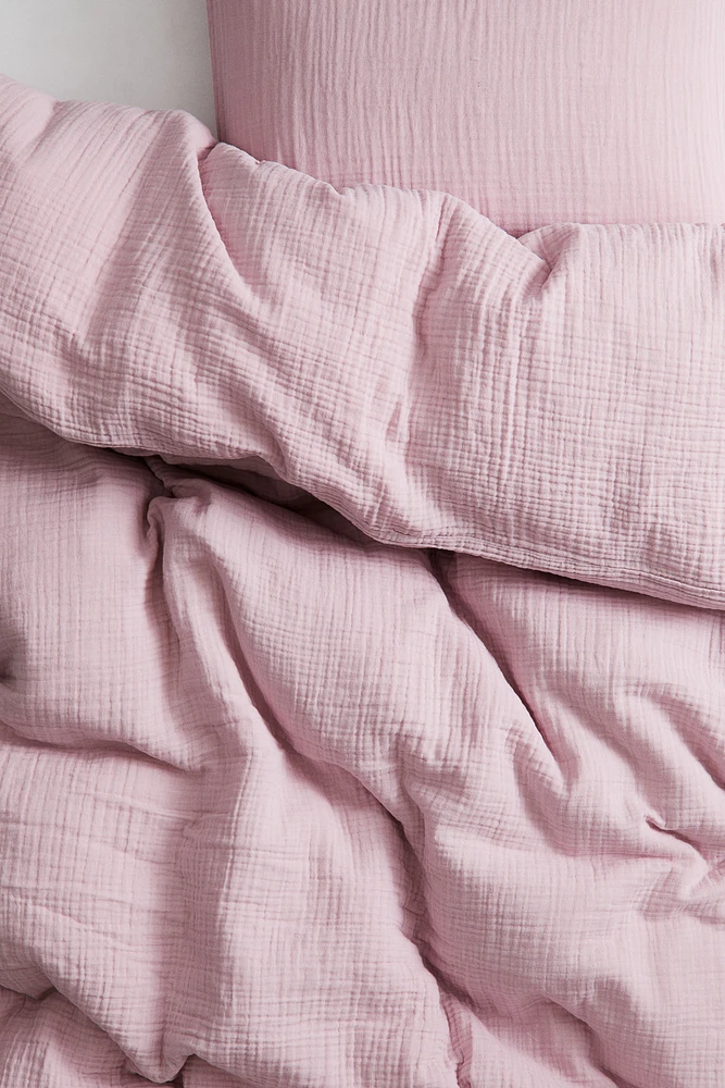 Muslin Twin Duvet Cover Set