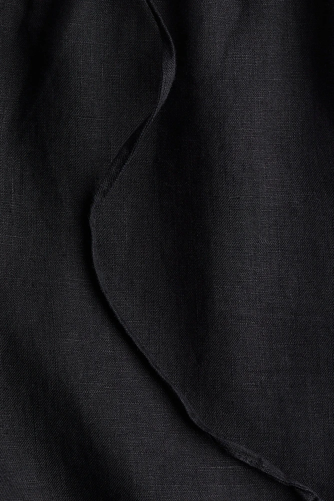 Linen Drawstring Pants