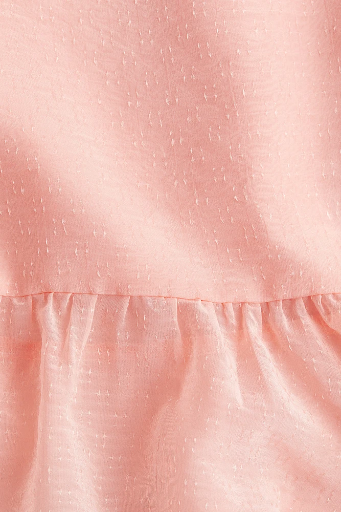 Chiffon Peplum Top