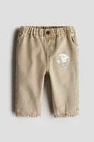 Tapered Cotton Jeans