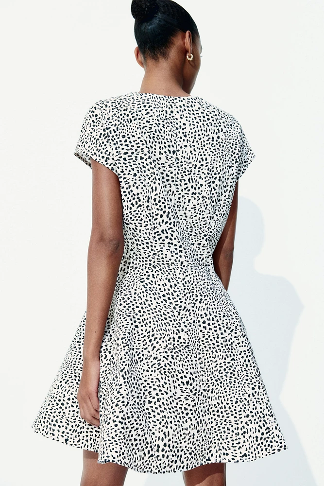 Button-Front Cotton Dress