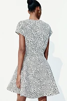 Button-Front Cotton Dress