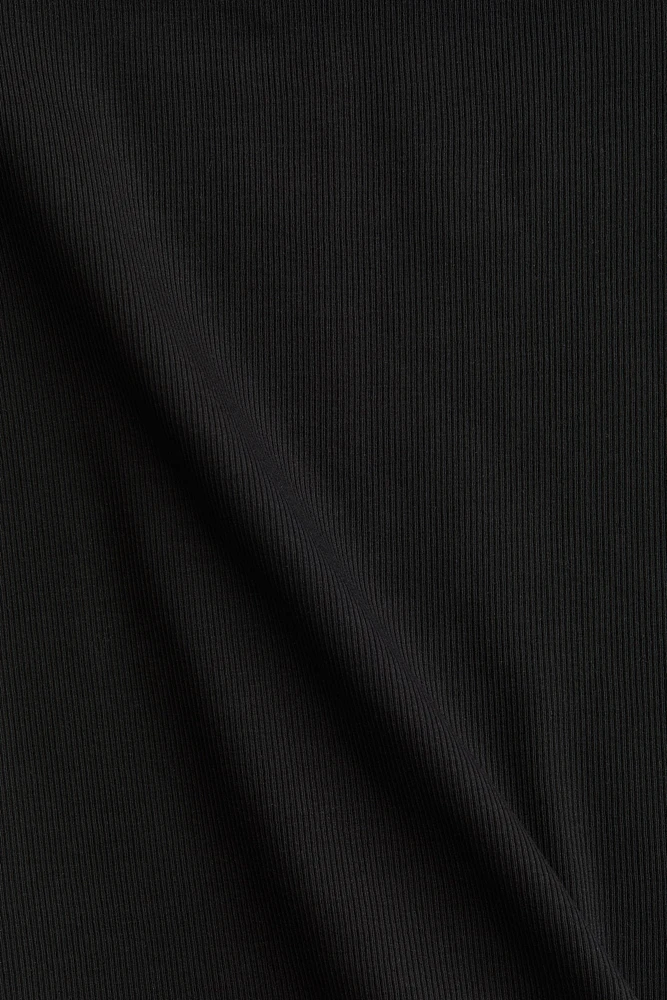 Ribbed Off-the-Shoulder Top