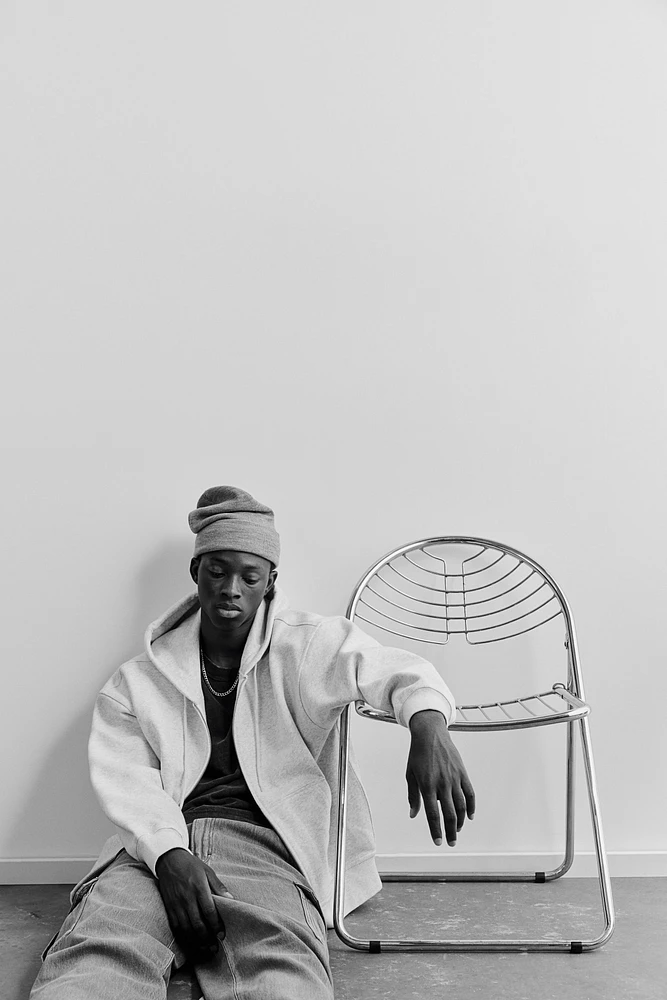 Oversized Fit Hooded Jacket