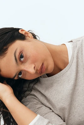 Ribbed Cotton Top