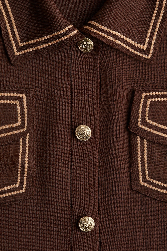 Cardigan with Collar
