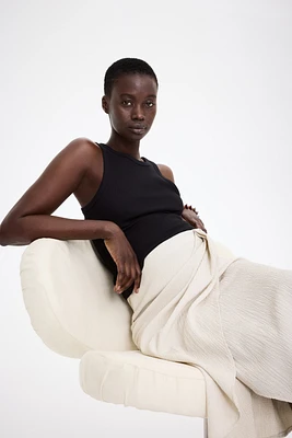 MAMA Textured Jersey Wrap Skirt