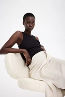 MAMA Textured Jersey Wrap Skirt