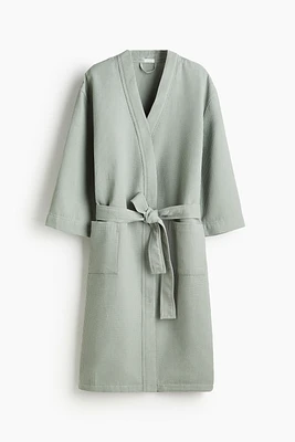 Waffled Bathrobe