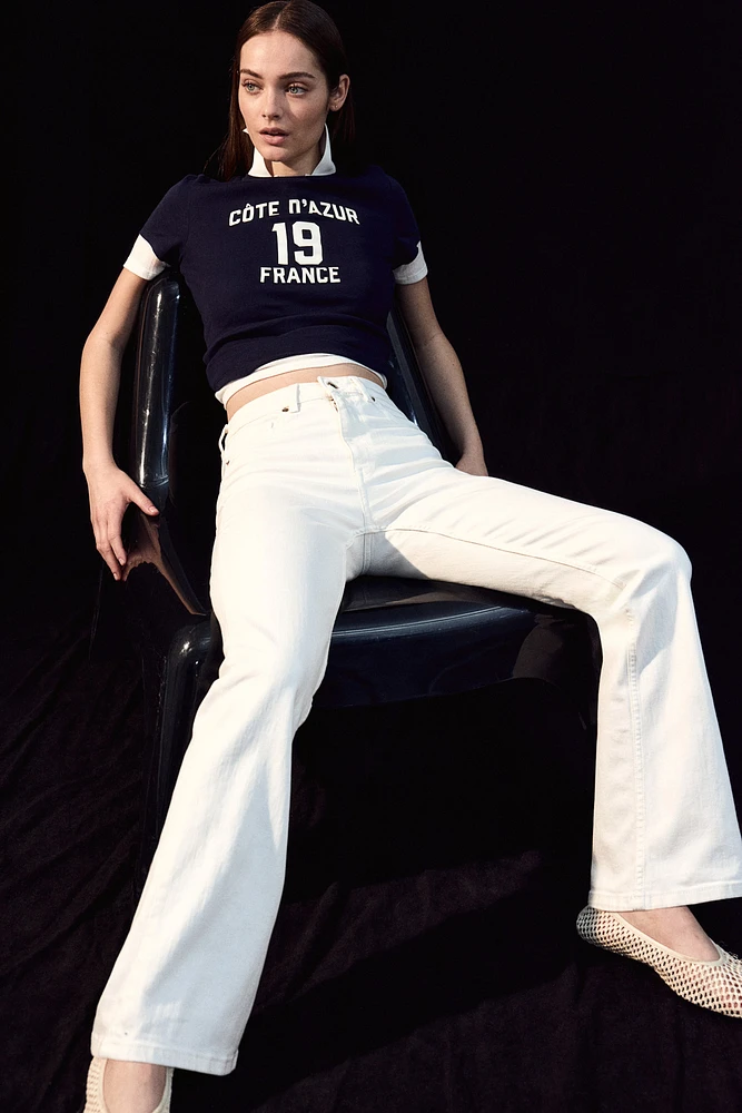 Flared High Jeans