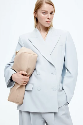 Wool-Blend Suit Pants