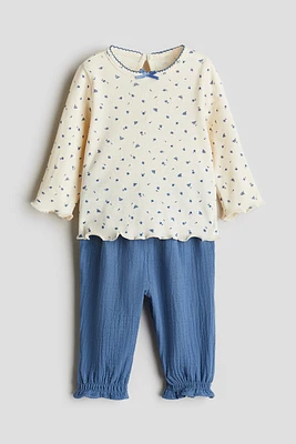 Ensemble 2 pièces en coton