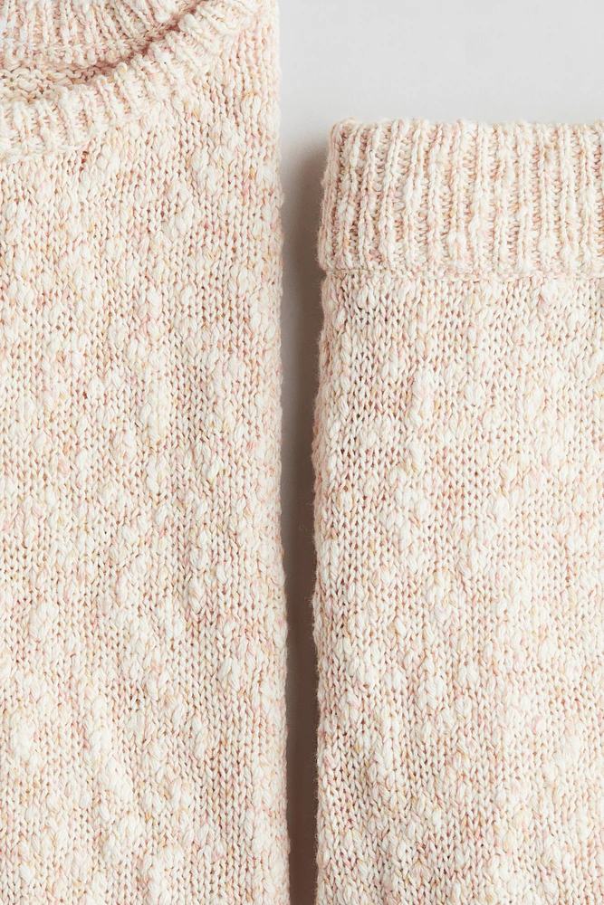 Ensemble 2 pièces en tricot bouclette