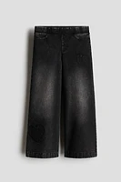 Wide Denim-look Pants